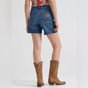 Wrangler Women's Mid-Length Denim Cowboy Short